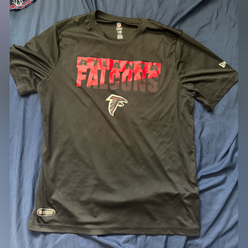 New Era Black and Red Short Sleeve Tee